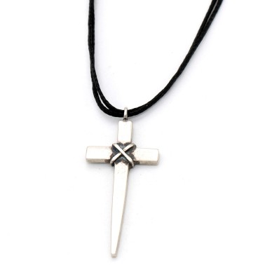 Necklace "Cross X2"