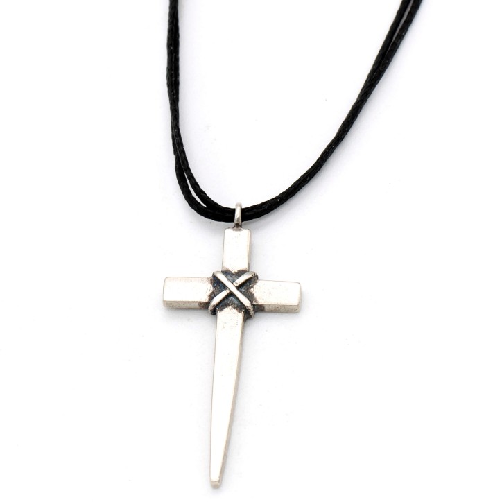 Necklace "Cross X2"