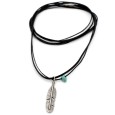 Necklace "The Indian Feather"