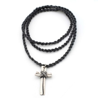 Κολιέ "Σταυρός 2Χ2"