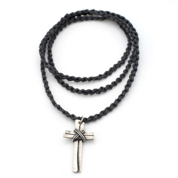 Κολιέ "Σταυρός 2Χ2"