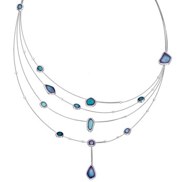 Κολιέ "Seaglass - Οι 4 σειρές"